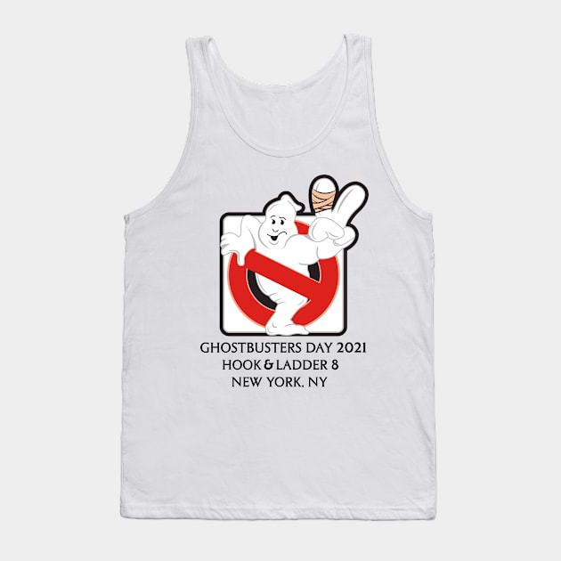 Ghostbusters Day 2021 (Black Text) - Buffalo Ghostbusters Tank Top by Buffalo Ghostbusters